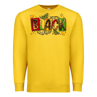 Lemon black Premium Sweatshirt - LillyAllenDesigns