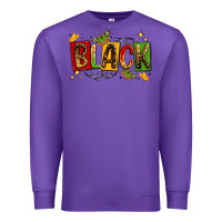 Purple black Premium Sweatshirt - LillyAllenDesigns