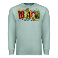 Seafoam black Premium Sweatshirt - LillyAllenDesigns