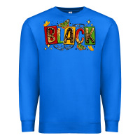 True Royal black Premium Sweatshirt - LillyAllenDesigns