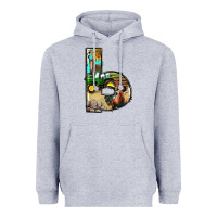 Heather Grey farm life alphabet lowercase letters b Heavyweight Hoodie - BundleAndBundleShop