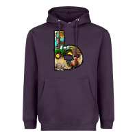 Plum farm life alphabet lowercase letters b Heavyweight Hoodie - BundleAndBundleShop