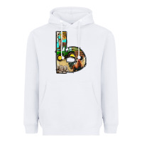 White farm life alphabet lowercase letters b Heavyweight Hoodie - BundleAndBundleShop