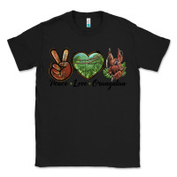Black Peace Love Orangutan Classic Tee - LillyAllenDesigns