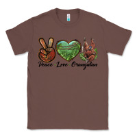 Chestnut Peace Love Orangutan Classic Tee - LillyAllenDesigns