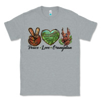Heather Grey Peace Love Orangutan Classic Tee - LillyAllenDesigns