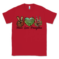 Red Peace Love Orangutan Classic Tee - LillyAllenDesigns