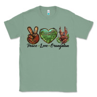 Sage Peace Love Orangutan Classic Tee - LillyAllenDesigns