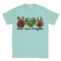 Seafoam Peace Love Orangutan Classic Tee - LillyAllenDesigns