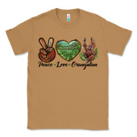 Toasted Coconut Peace Love Orangutan Classic Tee - LillyAllenDesigns