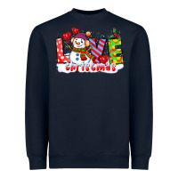 Love Christmas Snowman Heavyweight Sweatshirt | Teevron