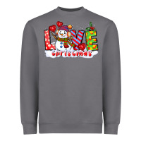 Storm love christmas snowman Heavyweight Sweatshirt - CowGirlArtShop