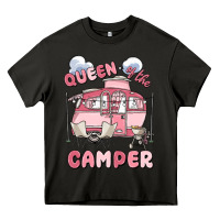 Asphalt queen of the camper Heavy Core Tee - MaliasSmallBusiness