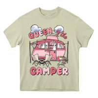 Mossy queen of the camper Heavy Core Tee - MaliasSmallBusiness