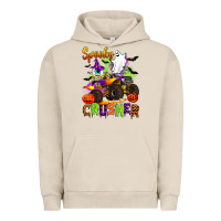 Pigment French Oak spooky cruhser with monster truck Urban Hoodie - Artiststas