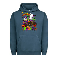 Pigment Midnight Navy spooky cruhser with monster truck Urban Hoodie - Artiststas