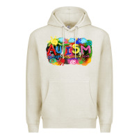 Oatmeal Heather Autism accept understand love Premium Hoodie - FaDigitalArtStudio