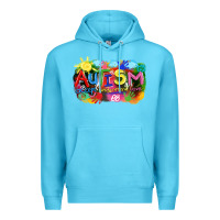 Ocean Blue Autism accept understand love Premium Hoodie - FaDigitalArtStudio