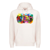 Pale Pink Autism accept understand love Premium Hoodie - FaDigitalArtStudio