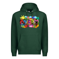 Sports Green Autism accept understand love Premium Hoodie - FaDigitalArtStudio