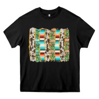 Black western brushstroke Heavy Core Tee - AdoDesignShop