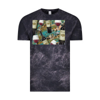 Cloud Black California Wine with Leopard Background Vintage Tee - Bettercallsaul
