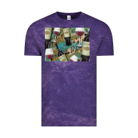 Cloud Purple California Wine with Leopard Background Vintage Tee - Bettercallsaul