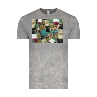 Cloud Rock California Wine with Leopard Background Vintage Tee - Bettercallsaul