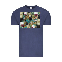 Vintage Denim California Wine with Leopard Background Vintage Tee - Bettercallsaul