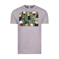 Vintage Zinc California Wine with Leopard Background Vintage Tee - Bettercallsaul