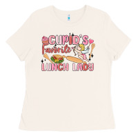 Bone cupid's favorite lunch lady Ladies Tee - MaliasSmallBusiness
