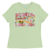 Matcha cupid's favorite lunch lady Ladies Tee - MaliasSmallBusiness