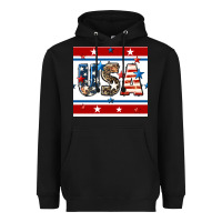 Black 4th of july usa seamless pattern Heavyweight Hoodie - BundleAndBundleShop
