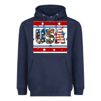 Navy 4th of july usa seamless pattern Heavyweight Hoodie - BundleAndBundleShop