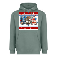Sage 4th of july usa seamless pattern Heavyweight Hoodie - BundleAndBundleShop