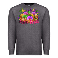 Charcoal Heather where babies come from Premium Sweatshirt - LillyAllenDesigns
