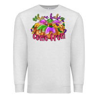 Oatmeal Heather where babies come from Premium Sweatshirt - LillyAllenDesigns