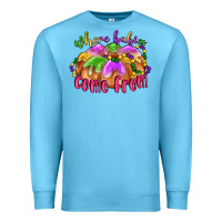 Ocean Blue where babies come from Premium Sweatshirt - LillyAllenDesigns