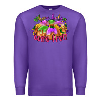 Purple where babies come from Premium Sweatshirt - LillyAllenDesigns