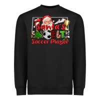 Black santas favorite soccer player Heavyweight Sweatshirt - CowGirlArtShop