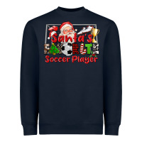 Navy santas favorite soccer player Heavyweight Sweatshirt - CowGirlArtShop