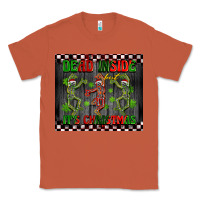 Copper dead inside but it's Christmas dancing skeletons Classic Tee - BarkalooDesign