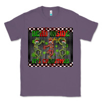 Lavender dead inside but it's Christmas dancing skeletons Classic Tee - BarkalooDesign