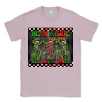 Lilac dead inside but it's Christmas dancing skeletons Classic Tee - BarkalooDesign
