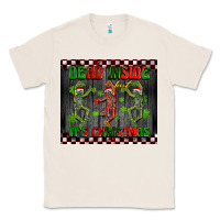 Natural dead inside but it's Christmas dancing skeletons Classic Tee - BarkalooDesign