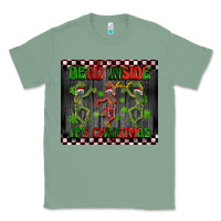 Sage dead inside but it's Christmas dancing skeletons Classic Tee - BarkalooDesign