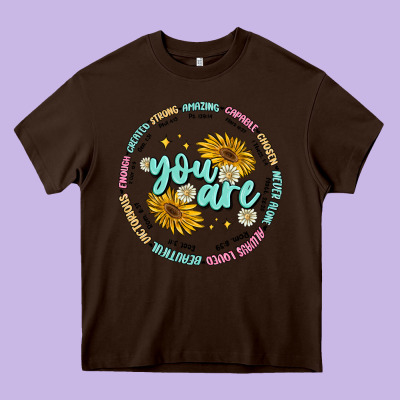 You Are Inspiration Heavy Core Tee Designed By Maliassmallbusiness