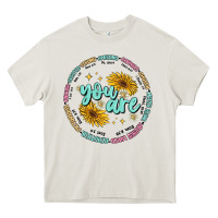 Cream you are inspiration Heavy Core Tee - MaliasSmallBusiness