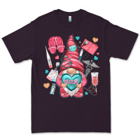 Plum nurse with heart Premium Tee - NancyCooperArtShop