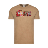 Vintage Coffee valentine's day cupid sunflowers love Vintage Tee - RanaPortraitStore